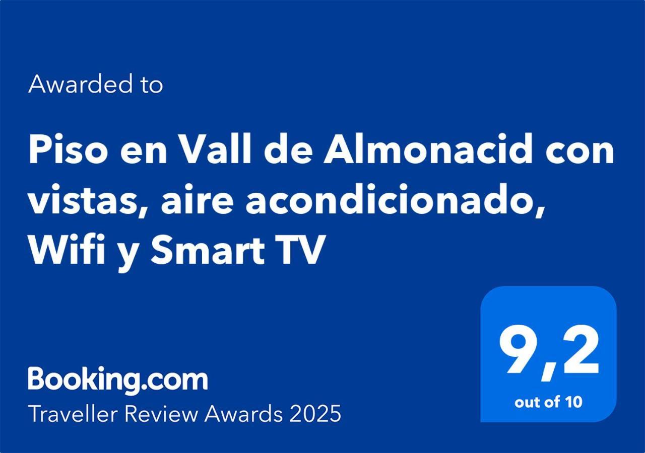 Piso En Vall De Almonacid Con Vistas, Aire Acondicionado, Wifi Y Smart Tv Exteriér fotografie